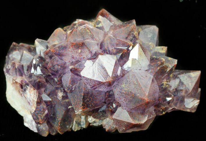 Thunder Bay Amethyst Cluster With Hematite #46285